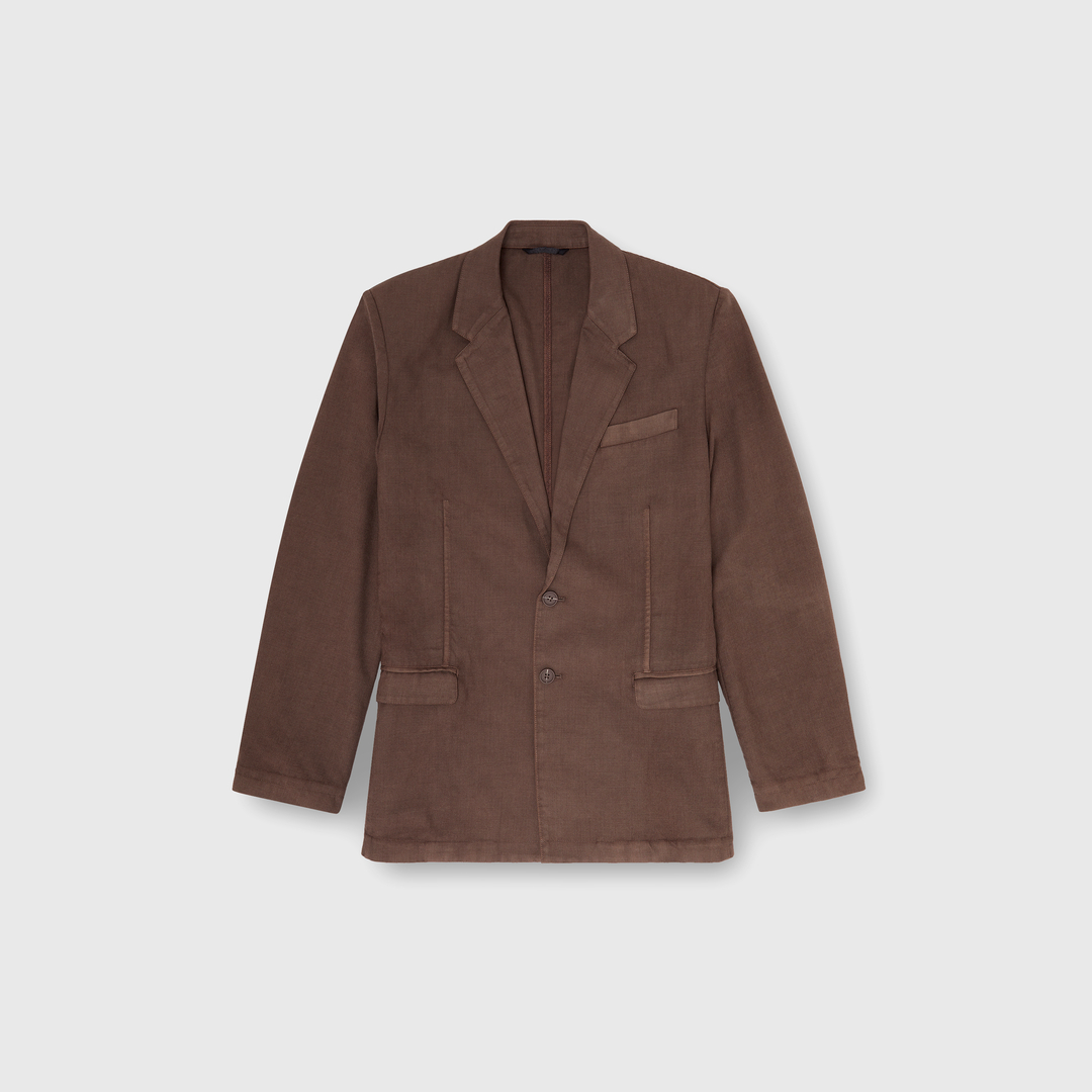 Diesel - Blazer en laine stretch - Vestes - Homme - Marron