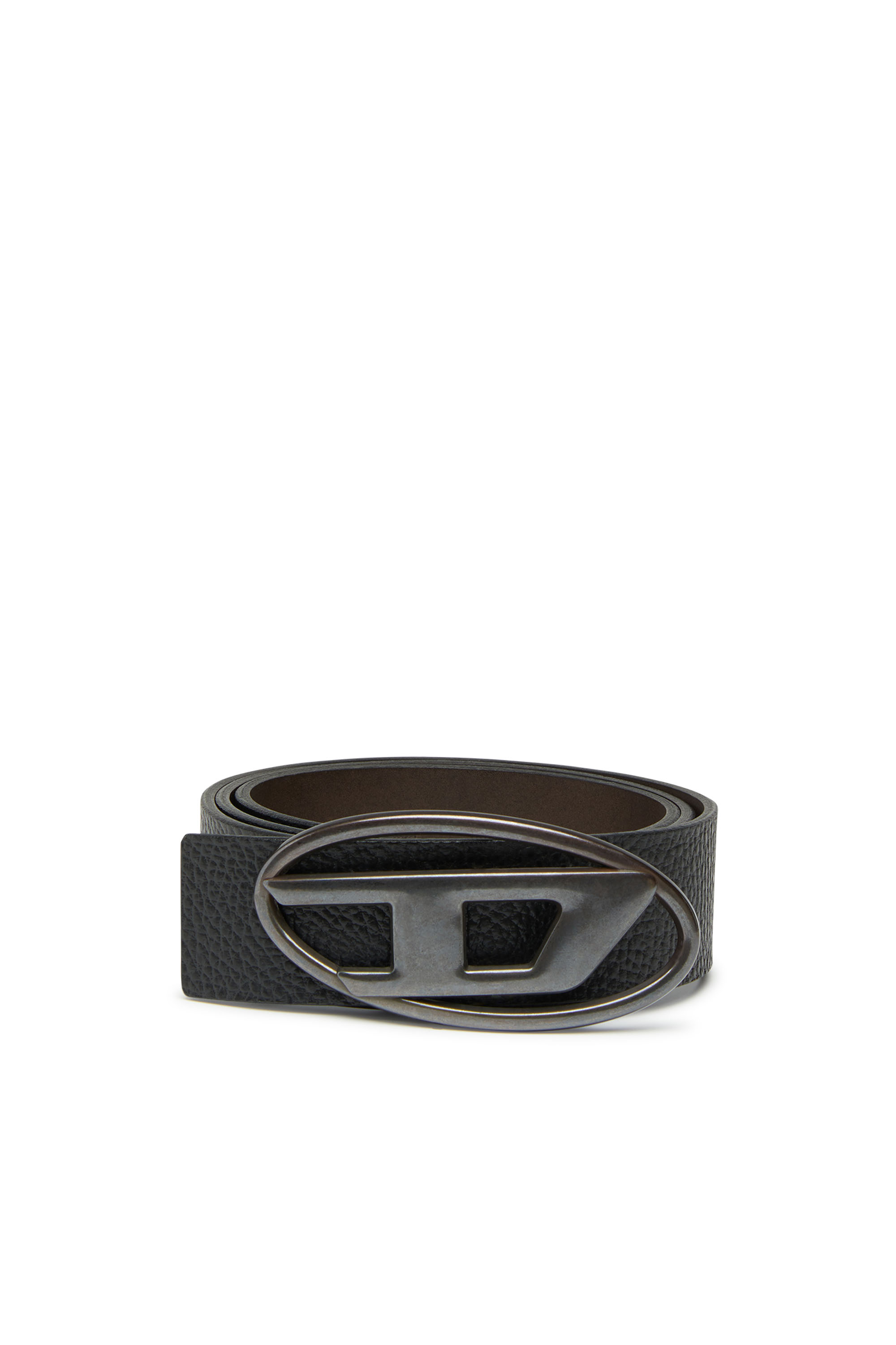 Diesel - Reversible belt with D oval buckle - Belts - Man - Multicolor