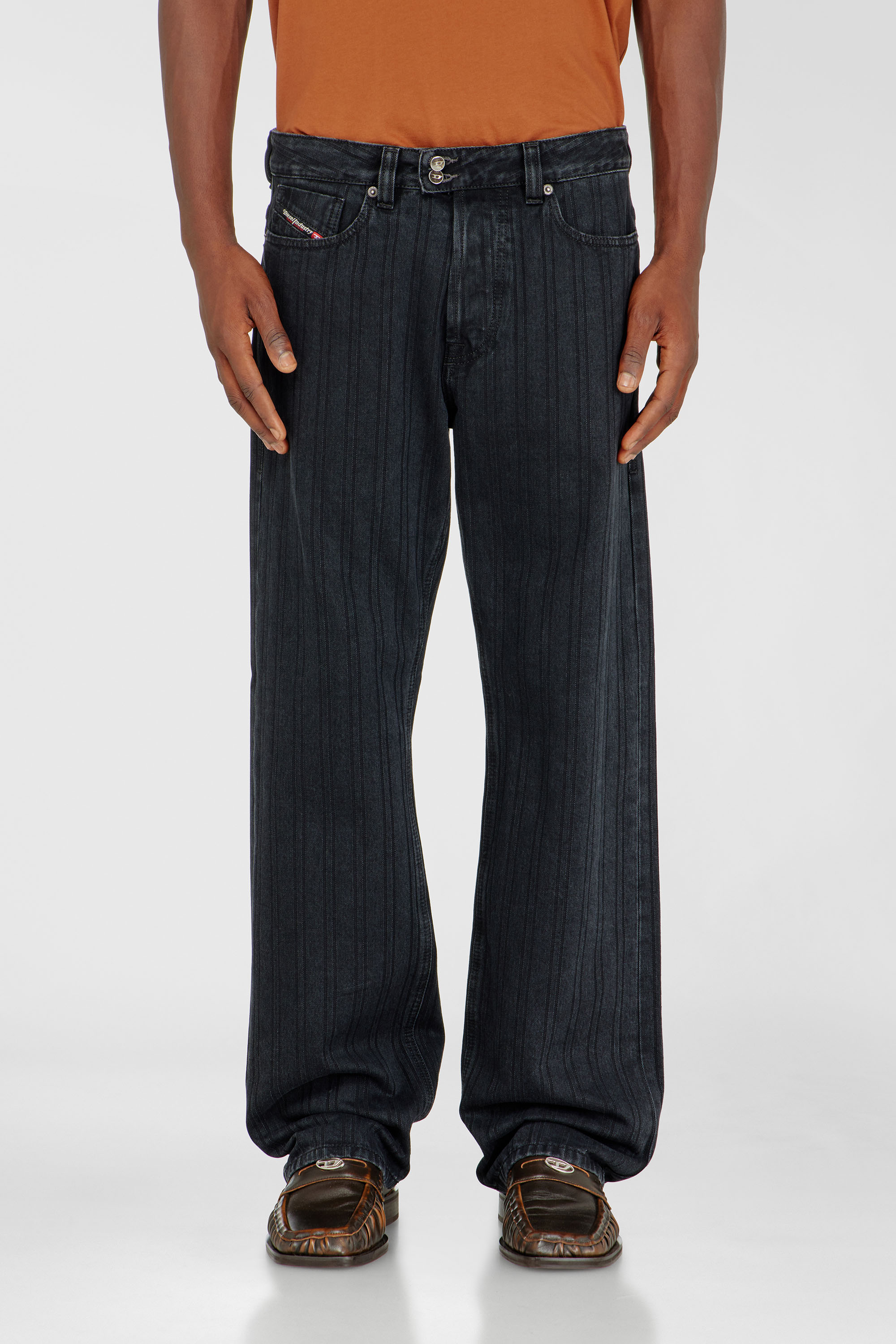 Diesel Relaxed Jeans Regular Waist 1980 D-Eeper,, Button fly