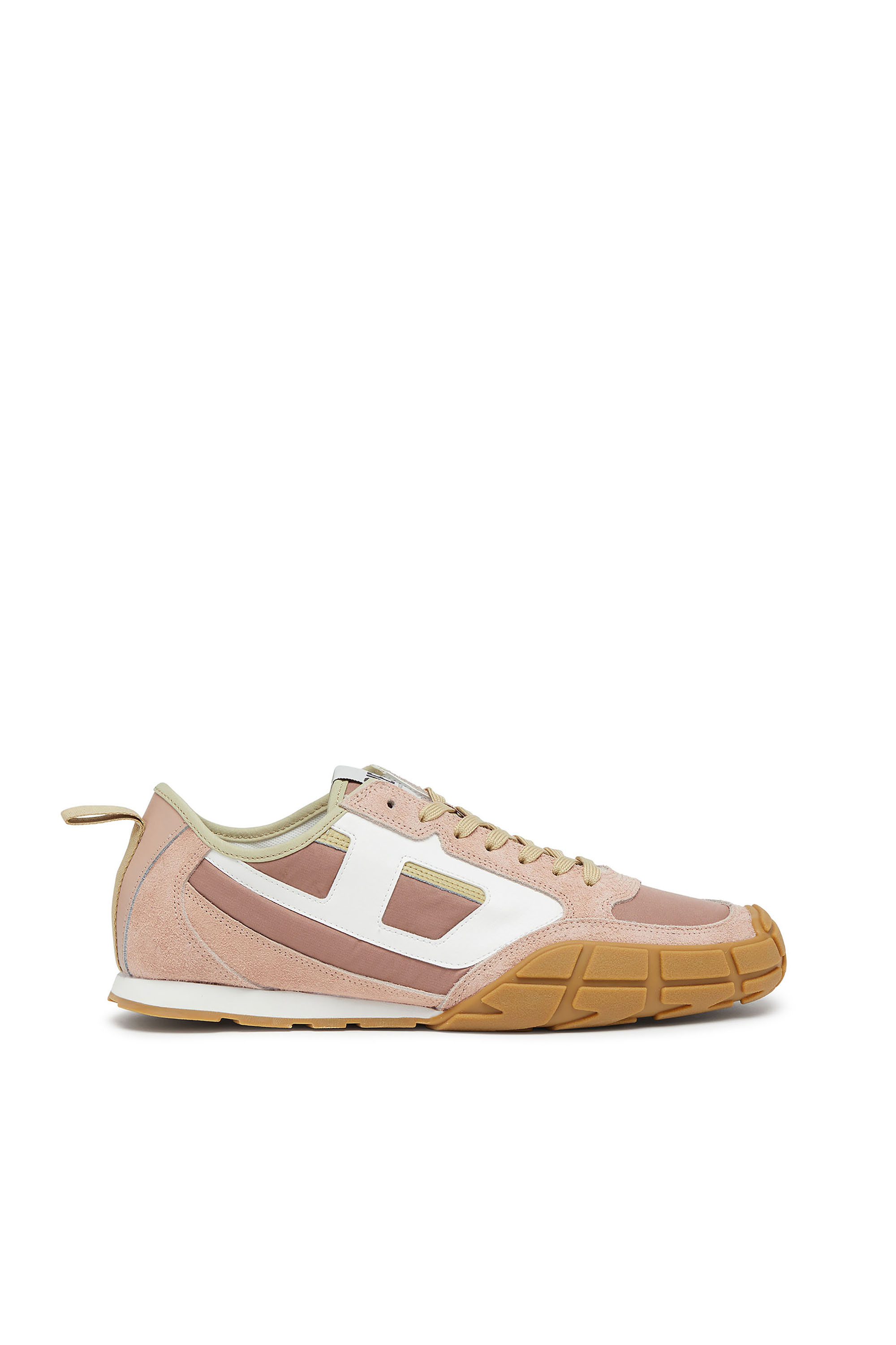 Diesel Kvinno Multicolor - S-Pagodha-Sneakers In Leather, Suede And Ripstop - Sneakers - Woman Storlek 40
