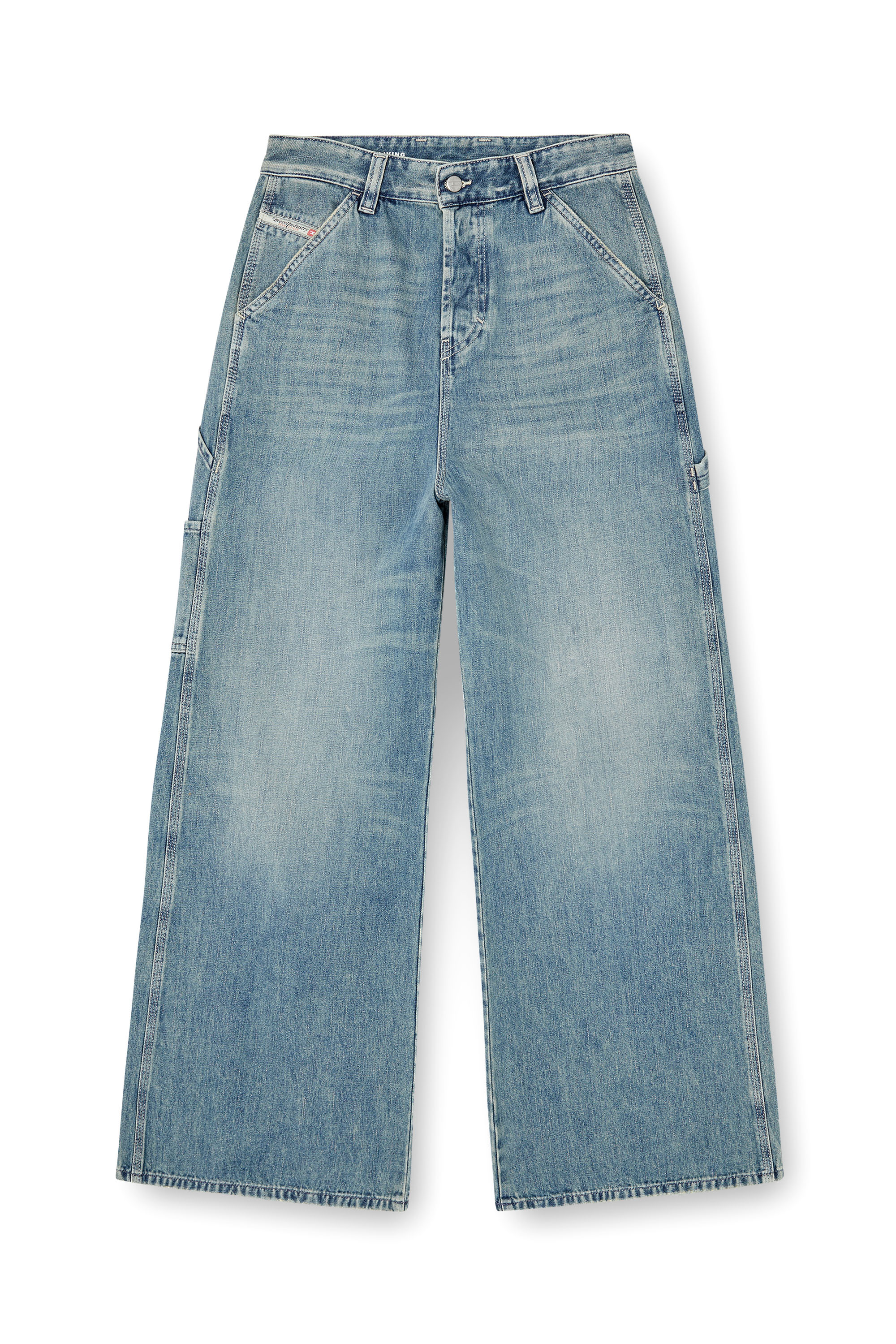 Diesel - Woman's Relaxed Jeans 1996 D-Sire 068SK, Light Blue - 3