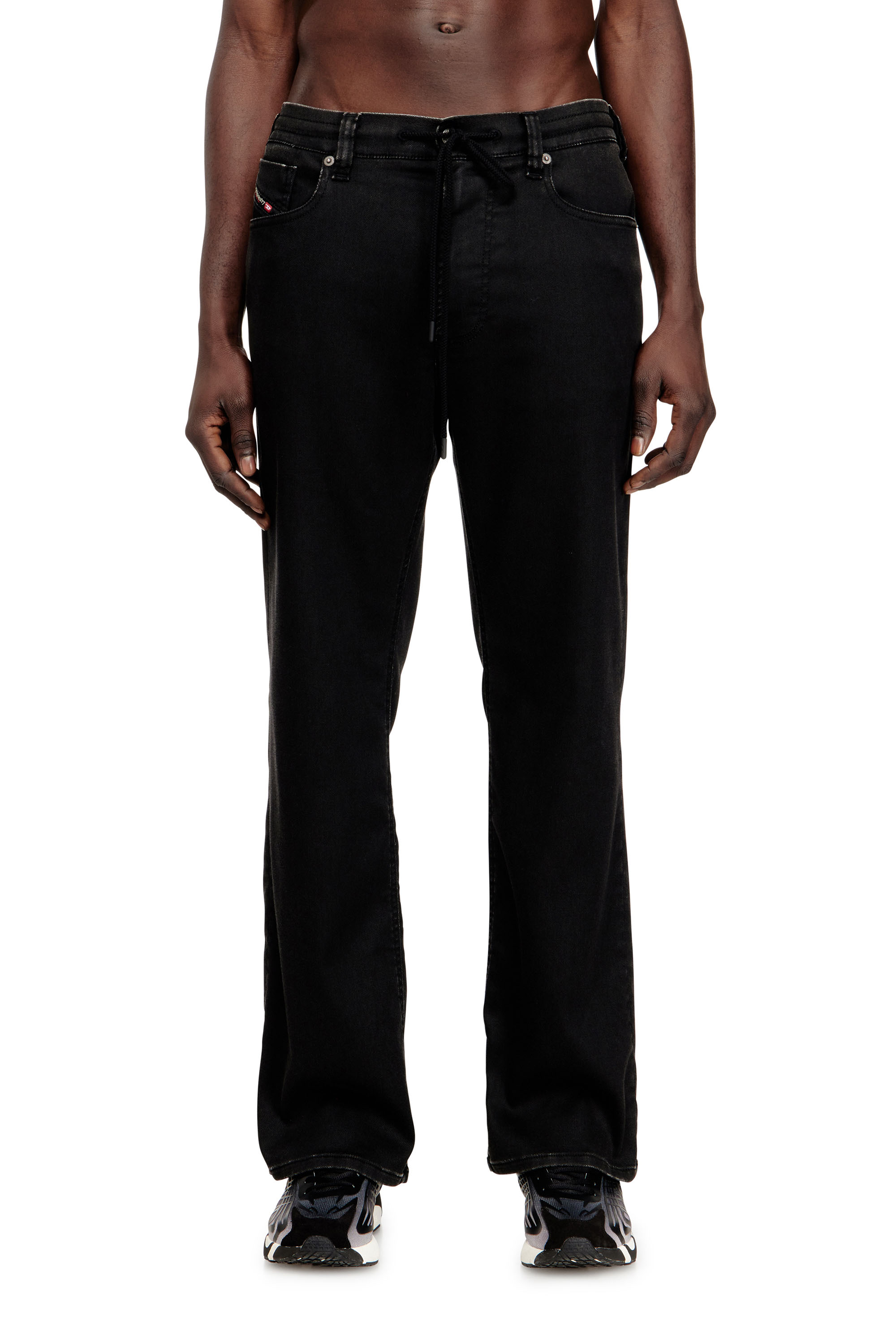 Diesel Men's Black - Relaxed Regular Waist 2080 D-Reel Joggjeans - Jeans - Man Size 40