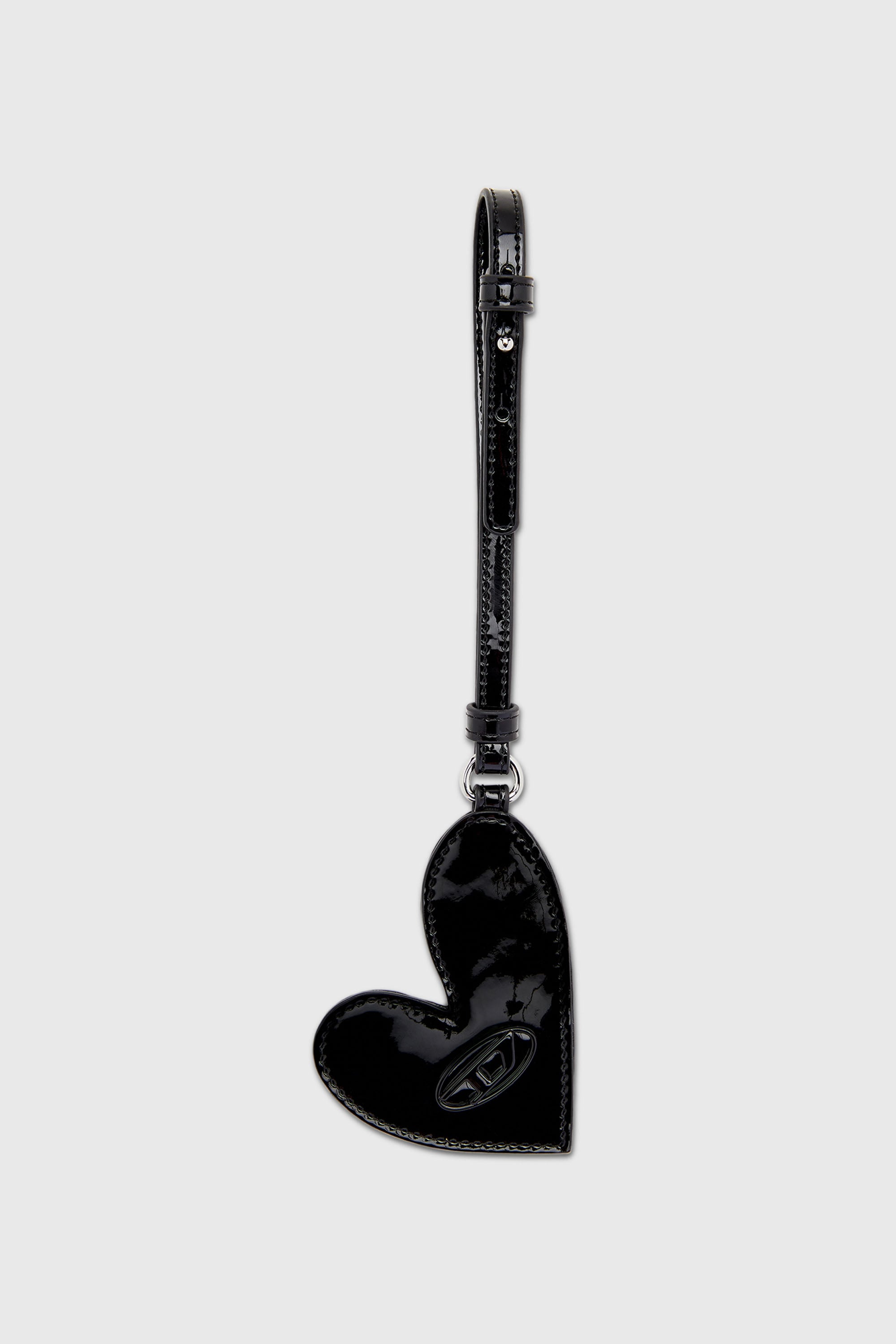 Diesel Nero Donna - Charm Con Specchio Effetto Lucido - Charm E Portachiavi Uni