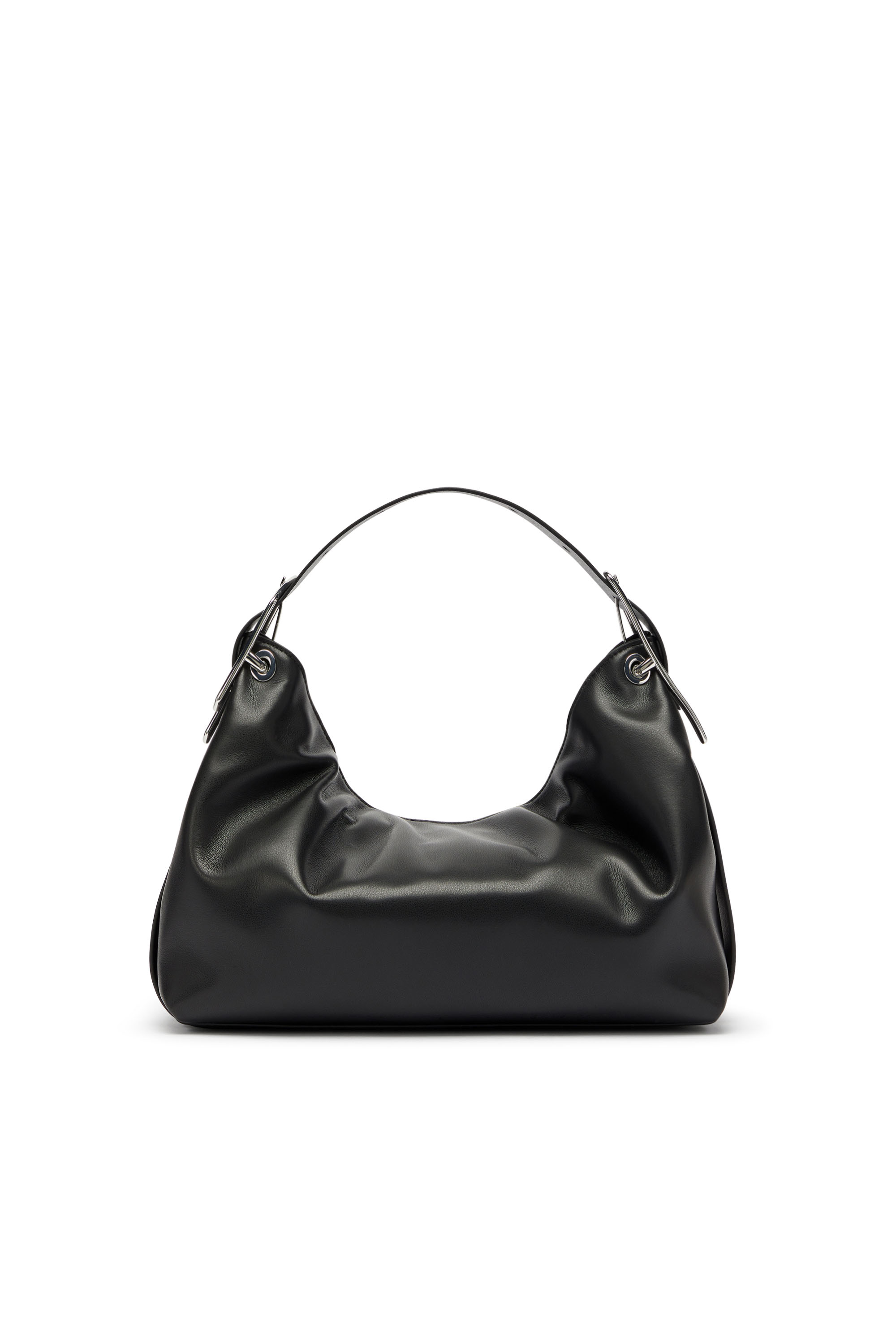 Diesel - D-LINE HOBO S, Woman's D-Line-Leather shoulder bag in Black - 4