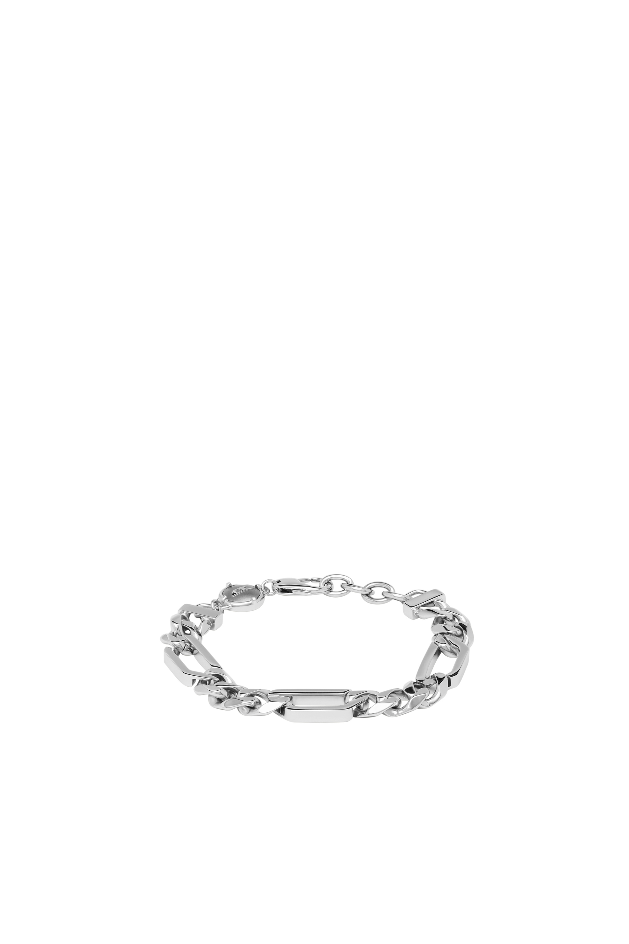 Diesel - Stainless steel chain bracelet - Bracelets - Man - Silver