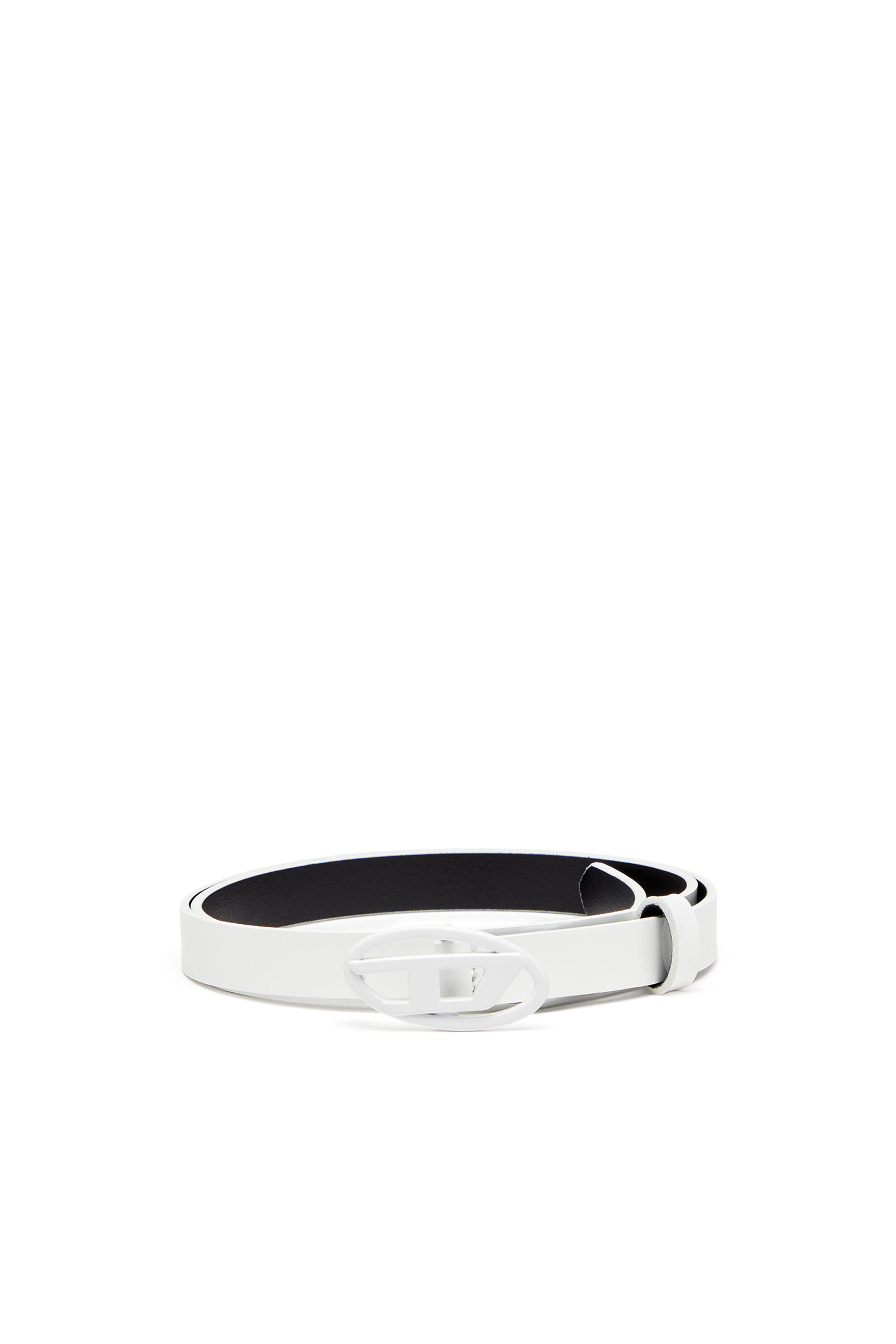 Shop Diesel Womens T1003 B-play 15 Mirrored Leather Belt
