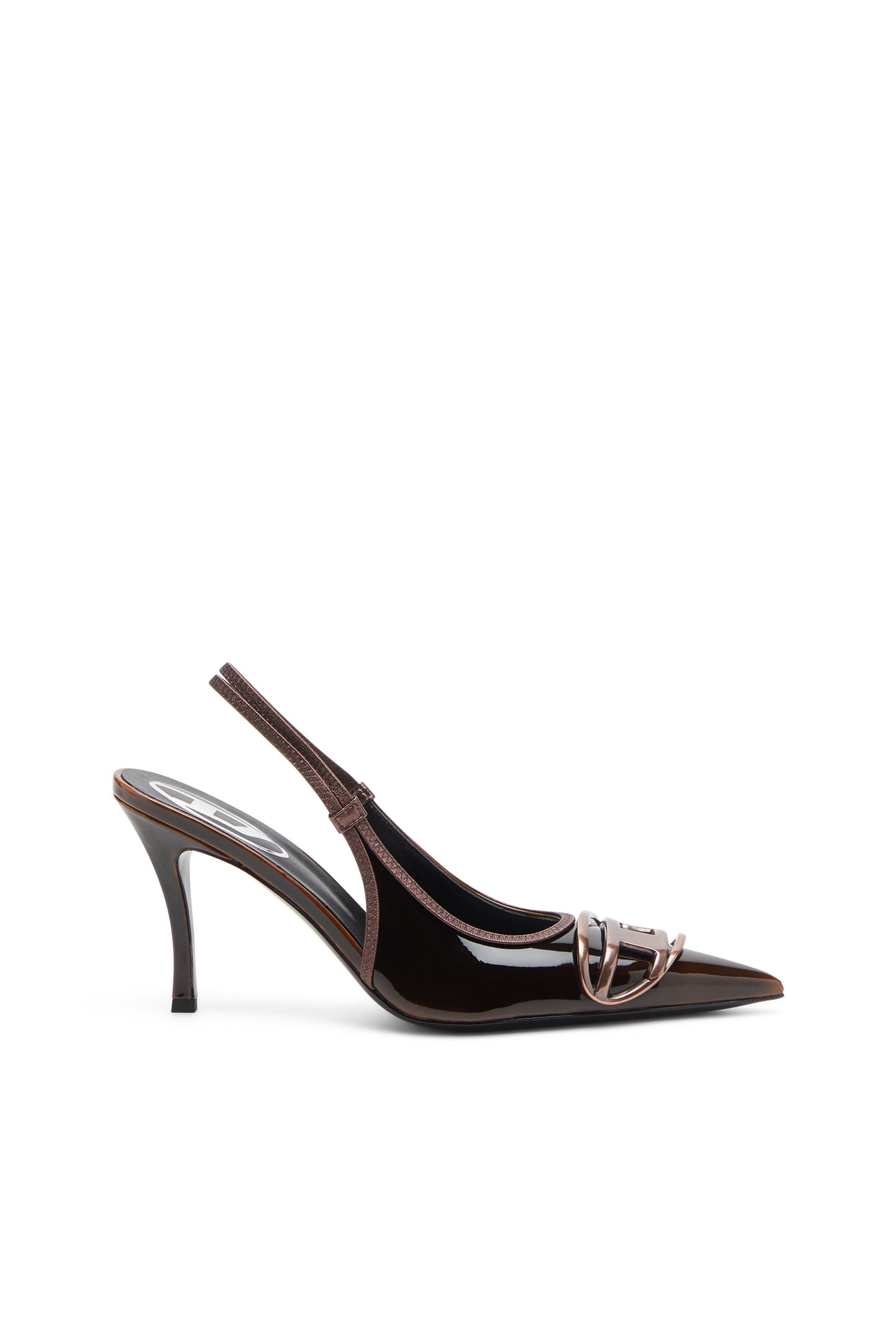Diesel - D-Venus-Patent slingback pumps with dégradé effect - Heels - Woman - Multicolor