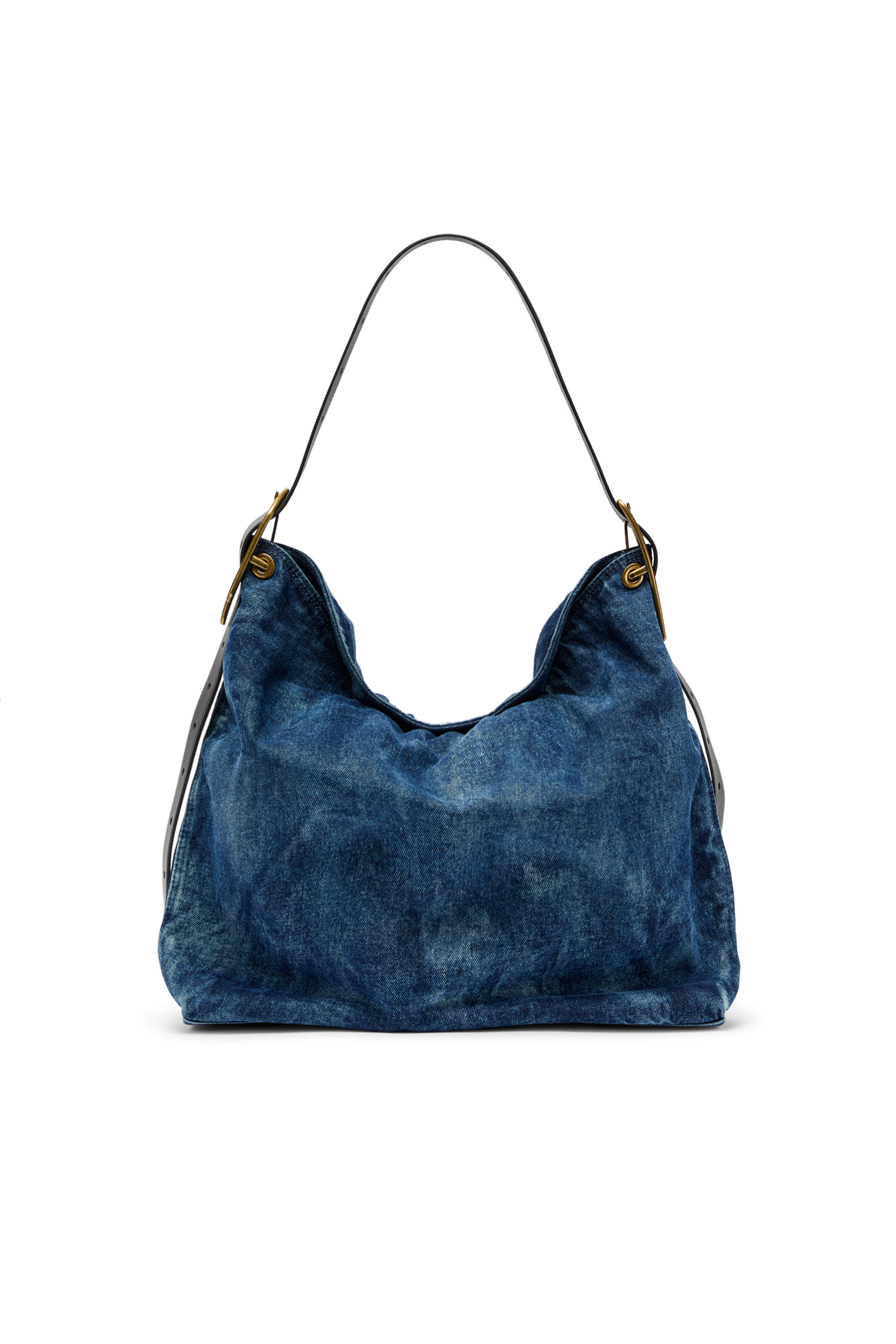 Diesel Women's Blue - D-Line-Denim Hobo Bag - Shoulder Bags - Woman Uni