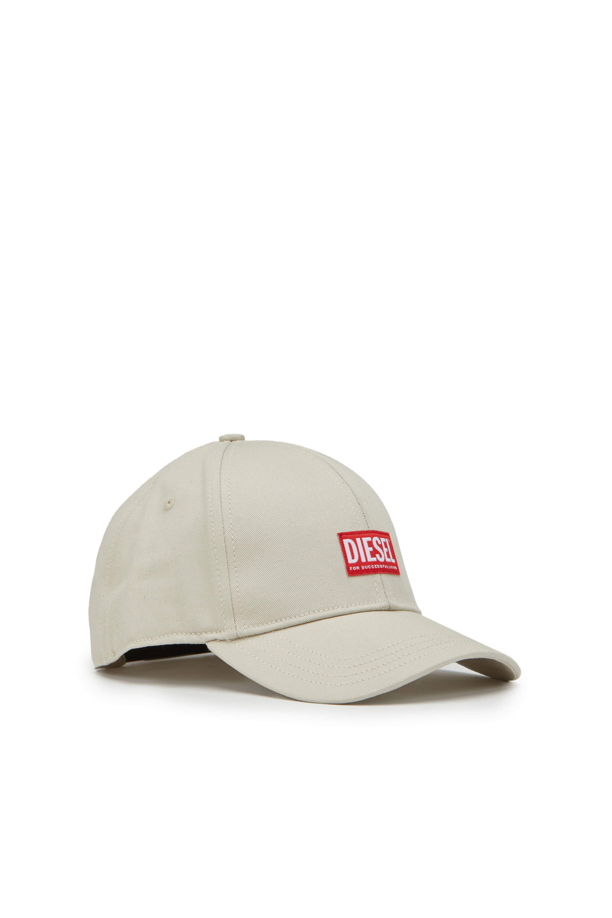 Diesel - Baseball cap with logo patch - Caps - Man - Grey