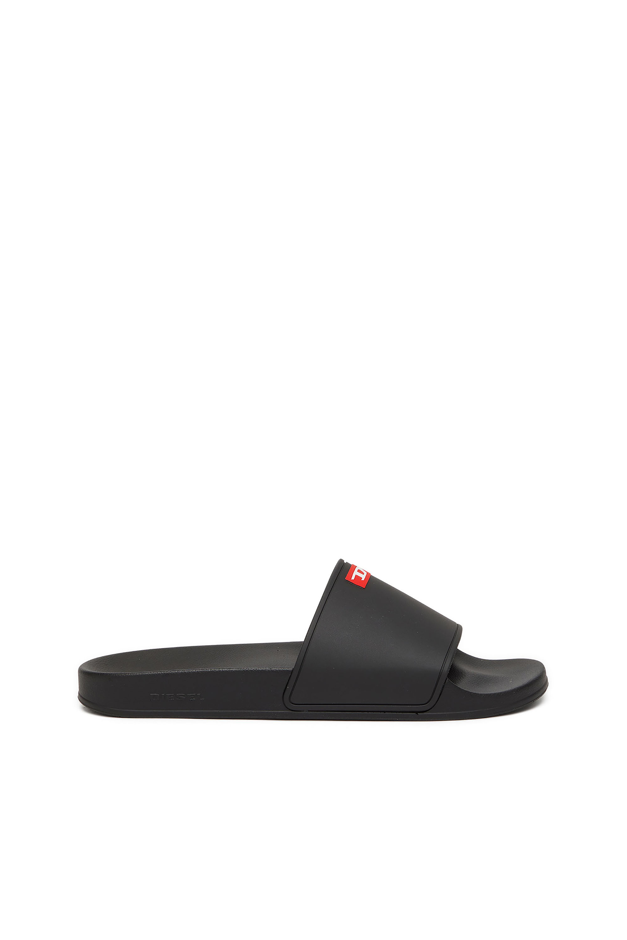 Diesel - Sa-Swim-Claquettes de piscine en caoutchouc avec logo D - Claquettes - Homme