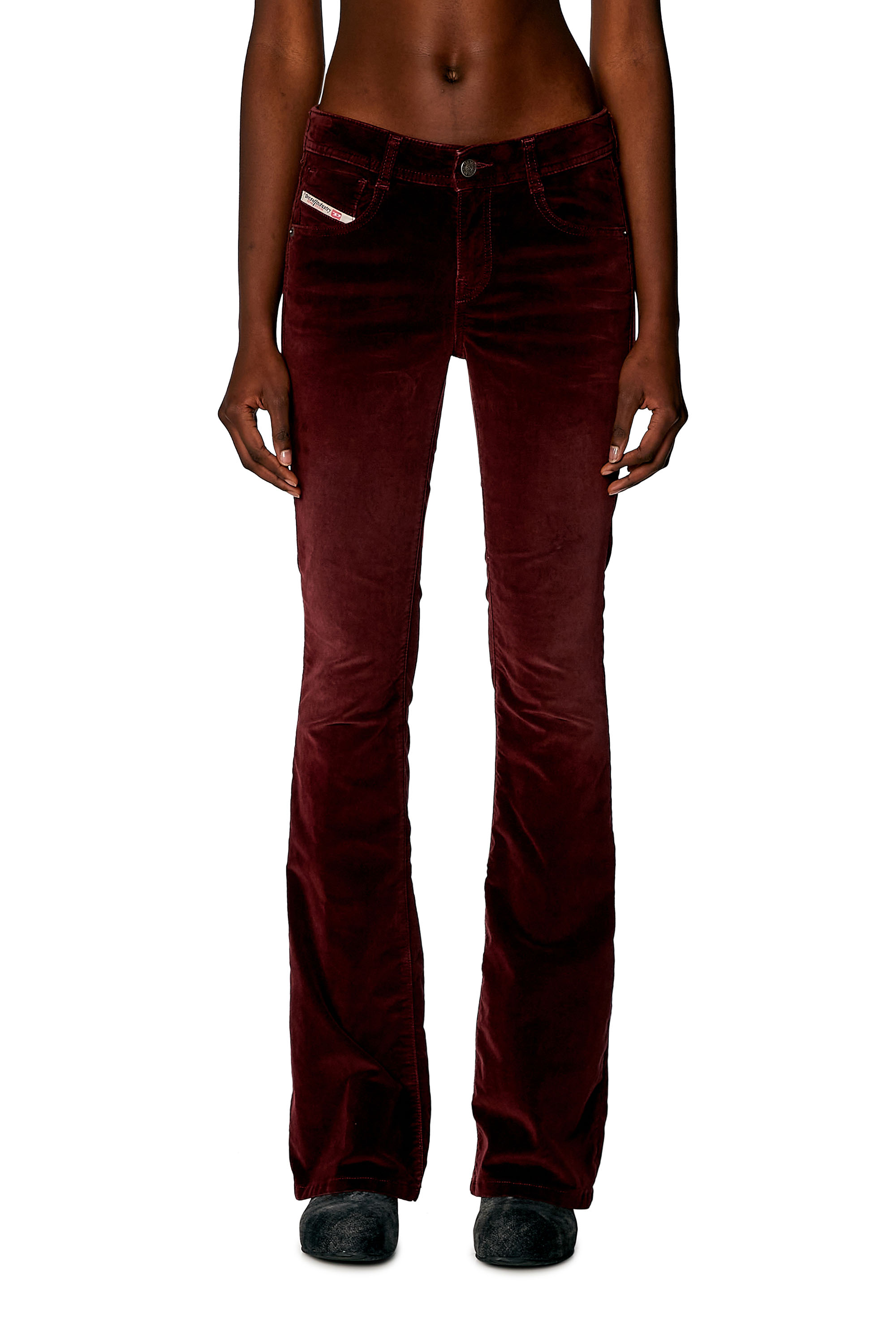 Diesel Bootcut And Flare Jeans In Rosso