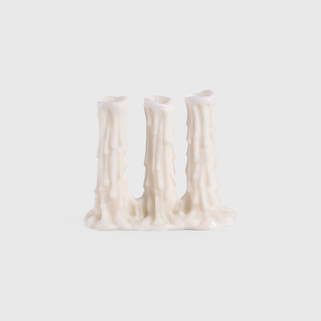 Diesel - Bougie à trois corps - Accessoires de Maison - Mixte - Blanc