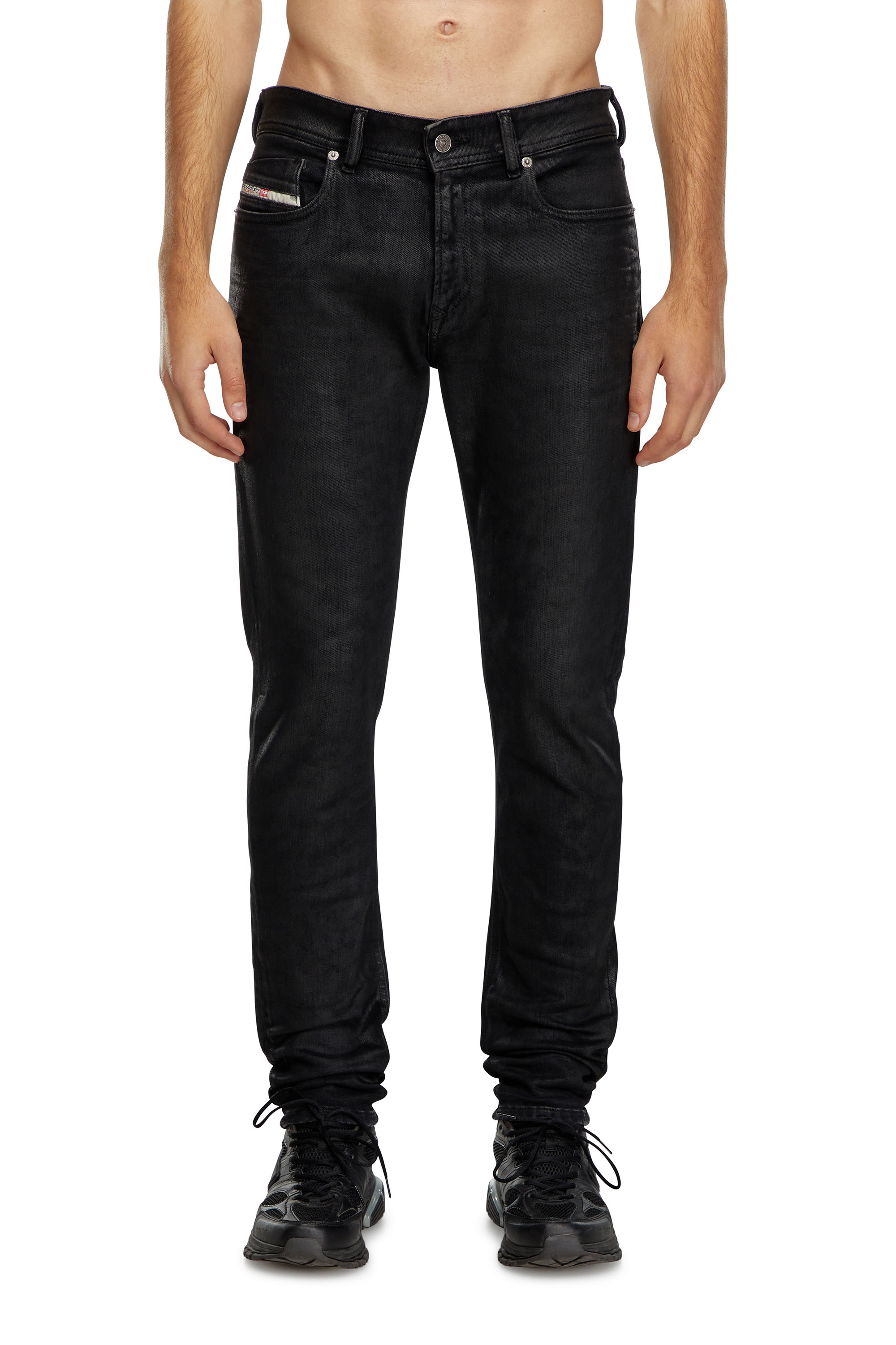 Shop Diesel Skinny Jeans In Black