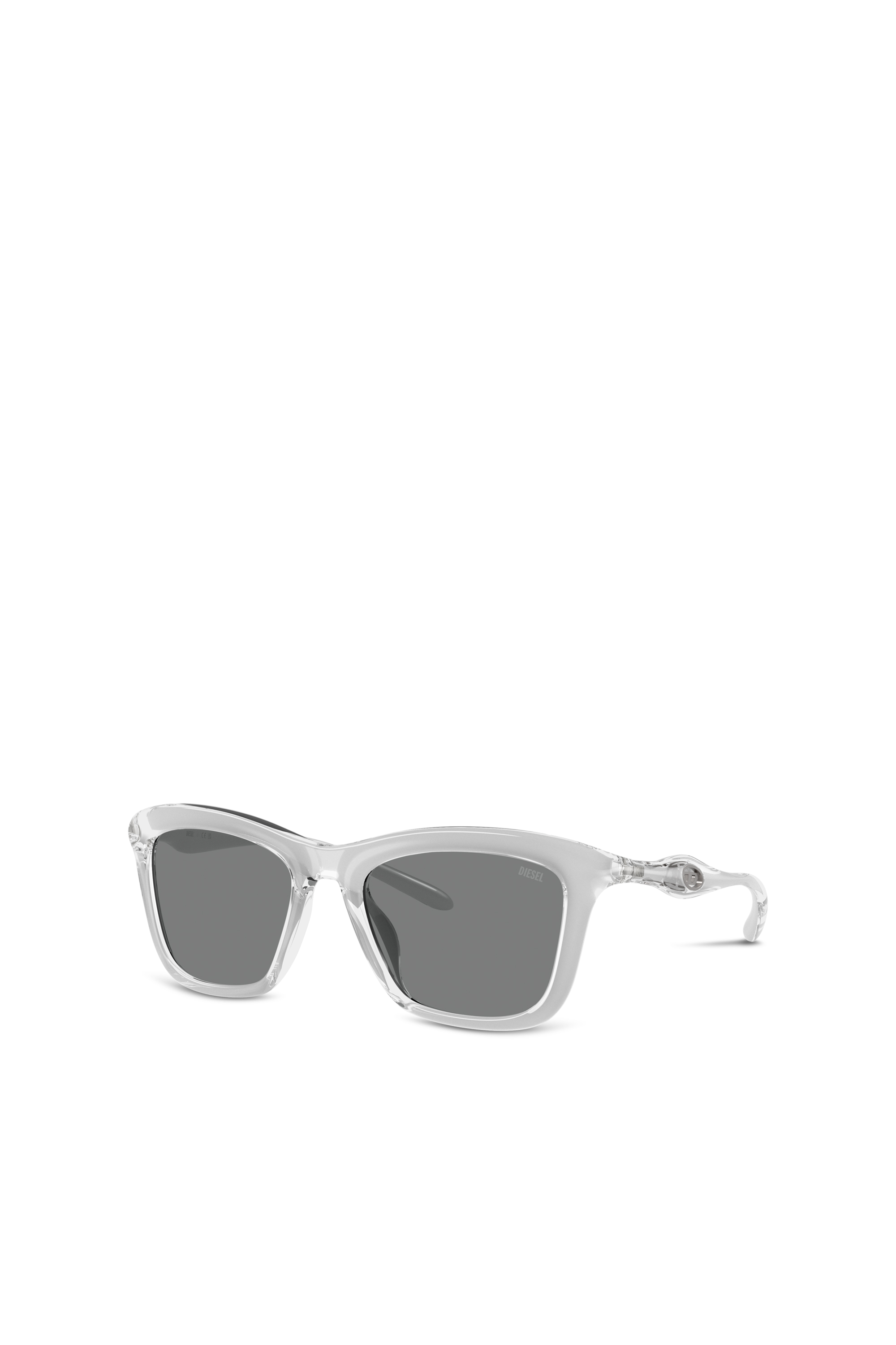 Diesel - 0DL3008U, Unisex's Square sunglasses in Grey - 1