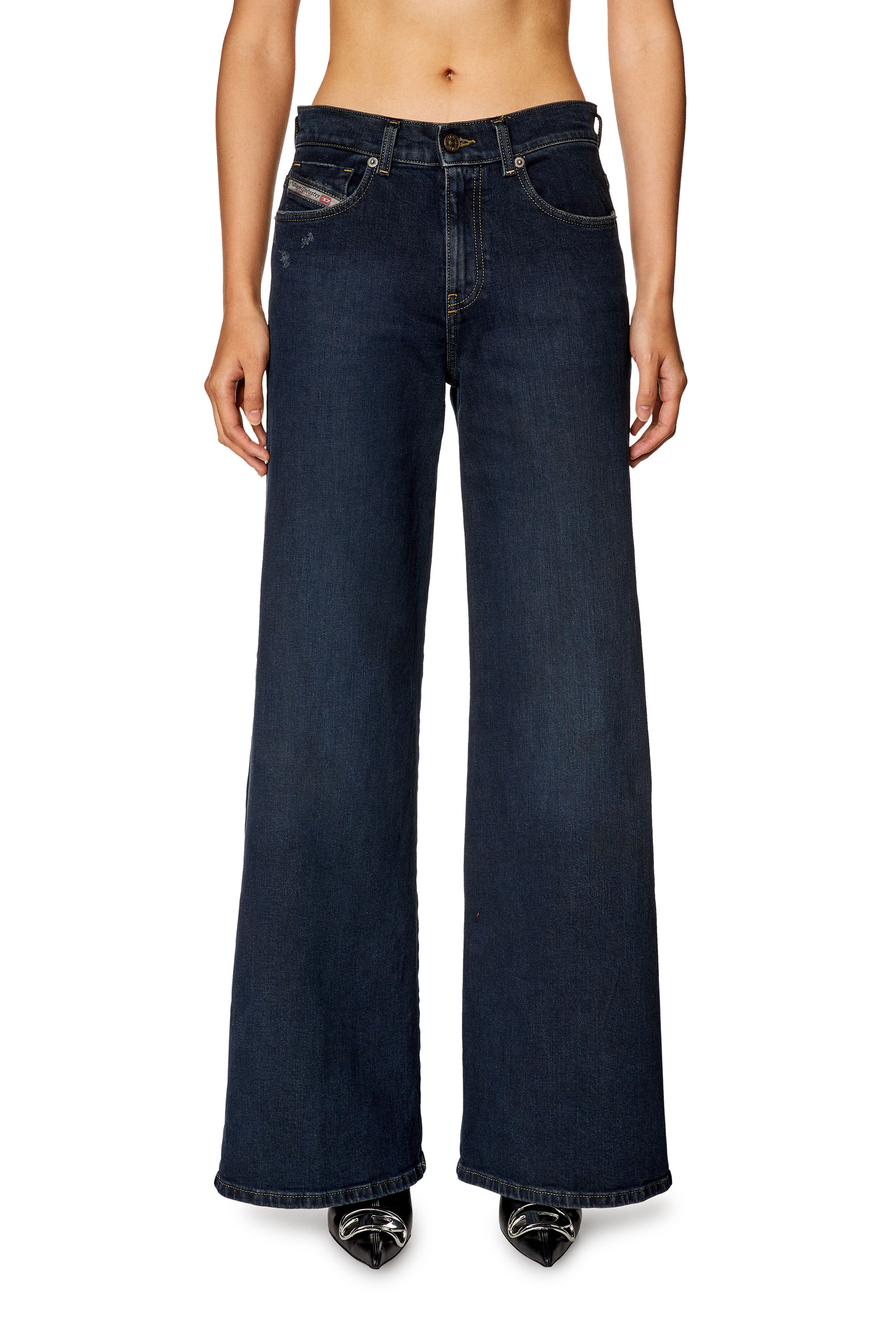 Diesel - Bootcut and Flare Jeans - 1978 D-Akemi - Jeans - Woman - Blue