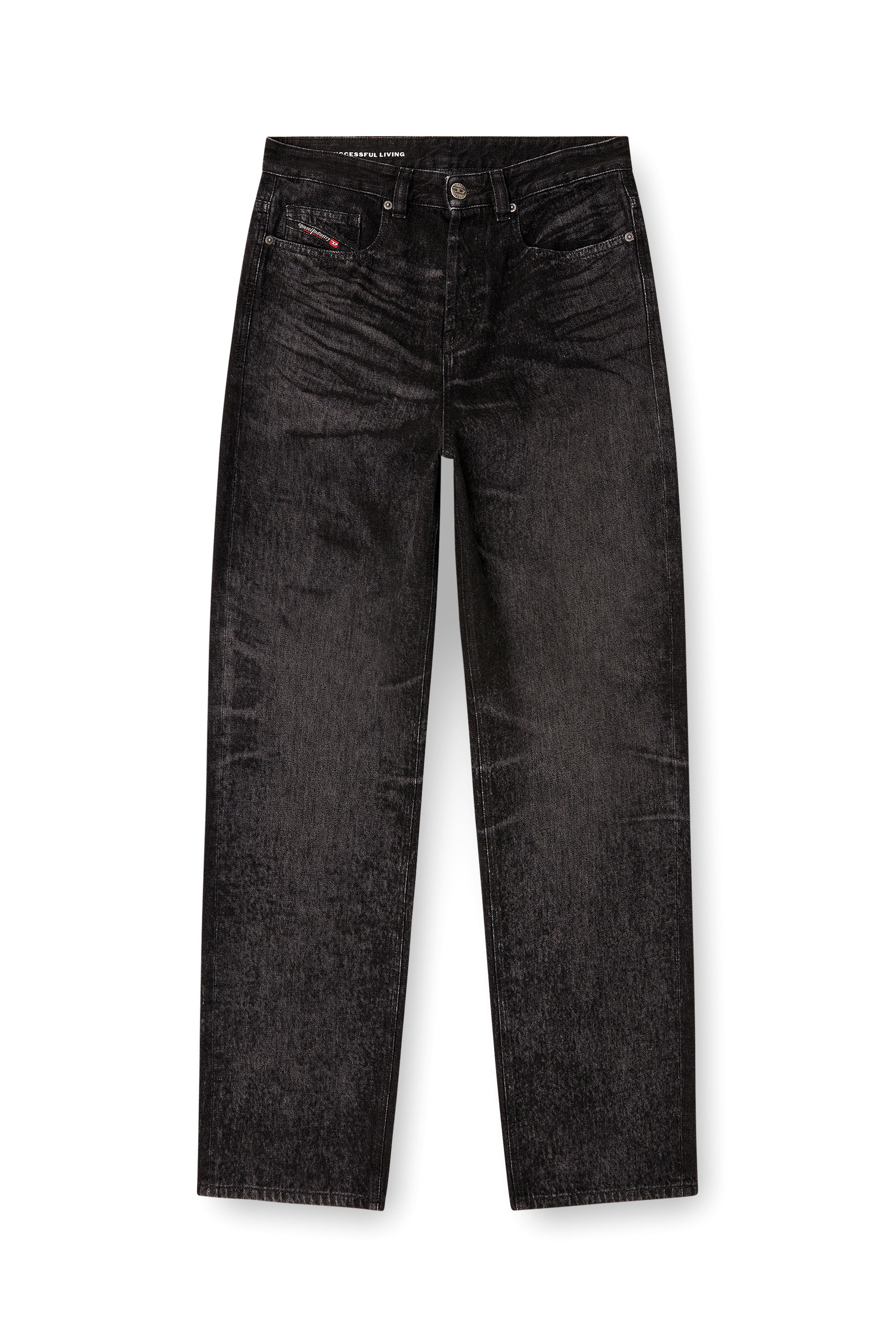Diesel - Man's Relaxed Jeans 2001 D-Macro 007DB, Black/Dark grey - 4