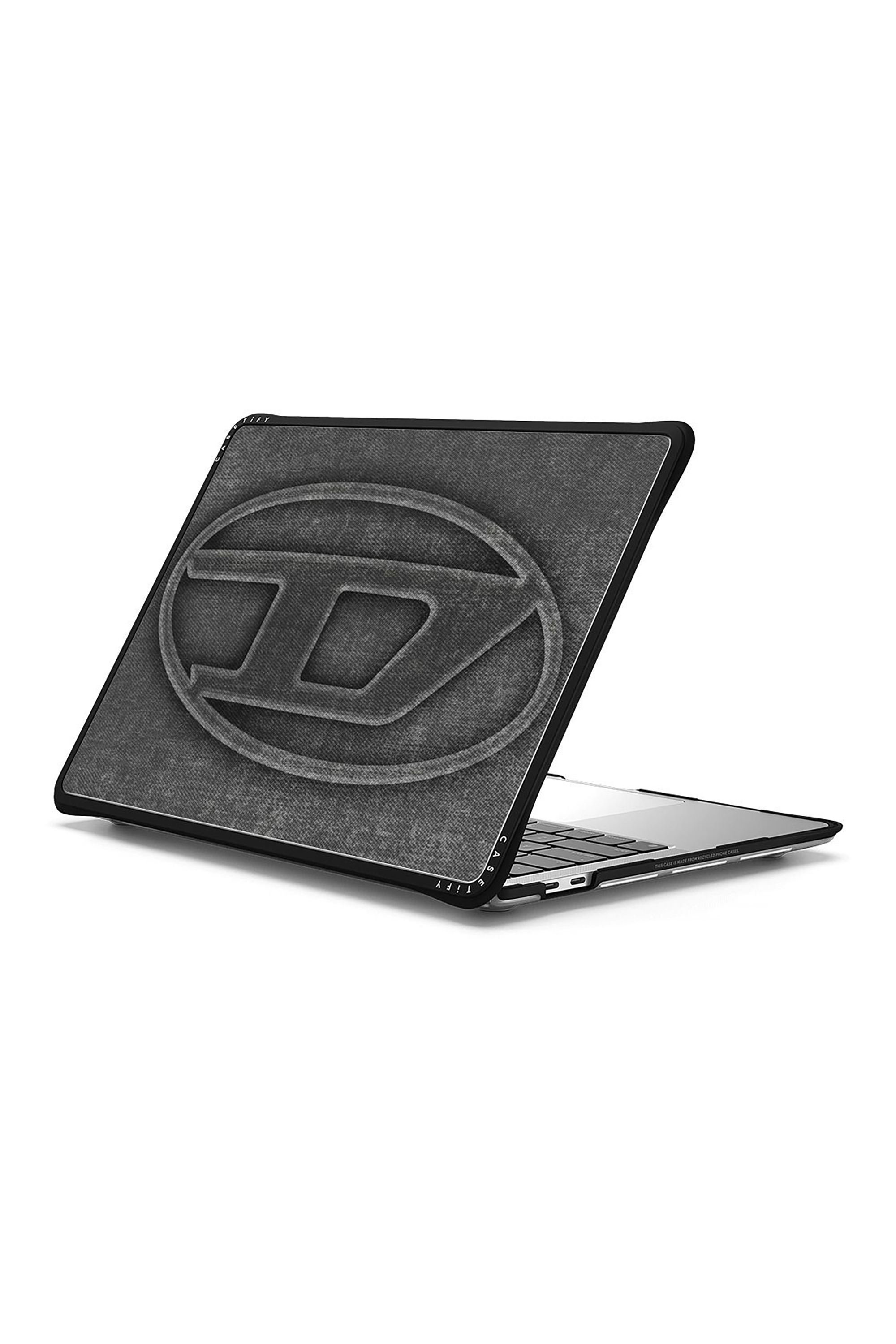 Diesel Unisex Black - Oval D Impact Case For Macbook 13" - Laptop And Tablet Sleeve Size 13