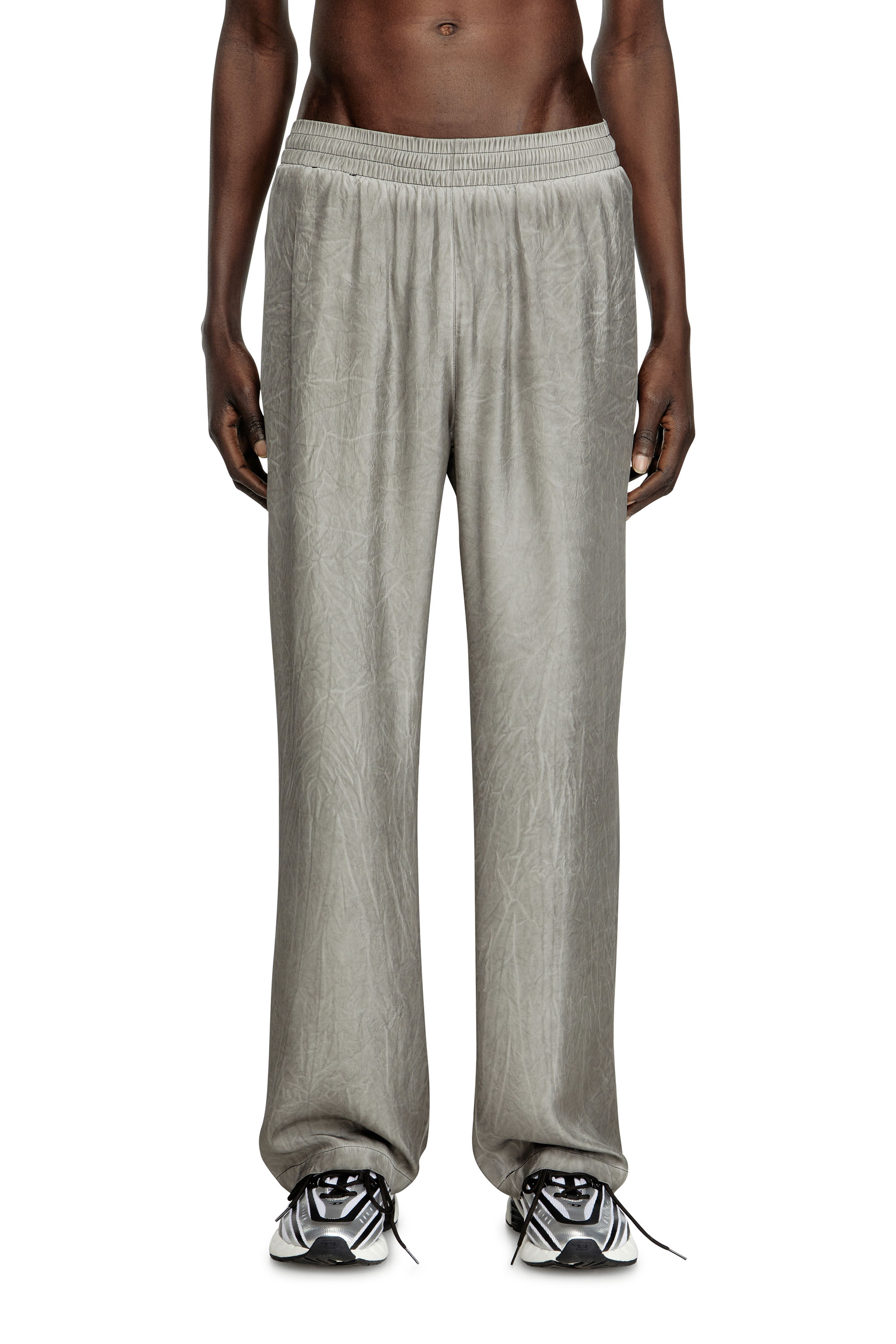 Diesel Fluid Crinkled Track Pants In Tobedefined