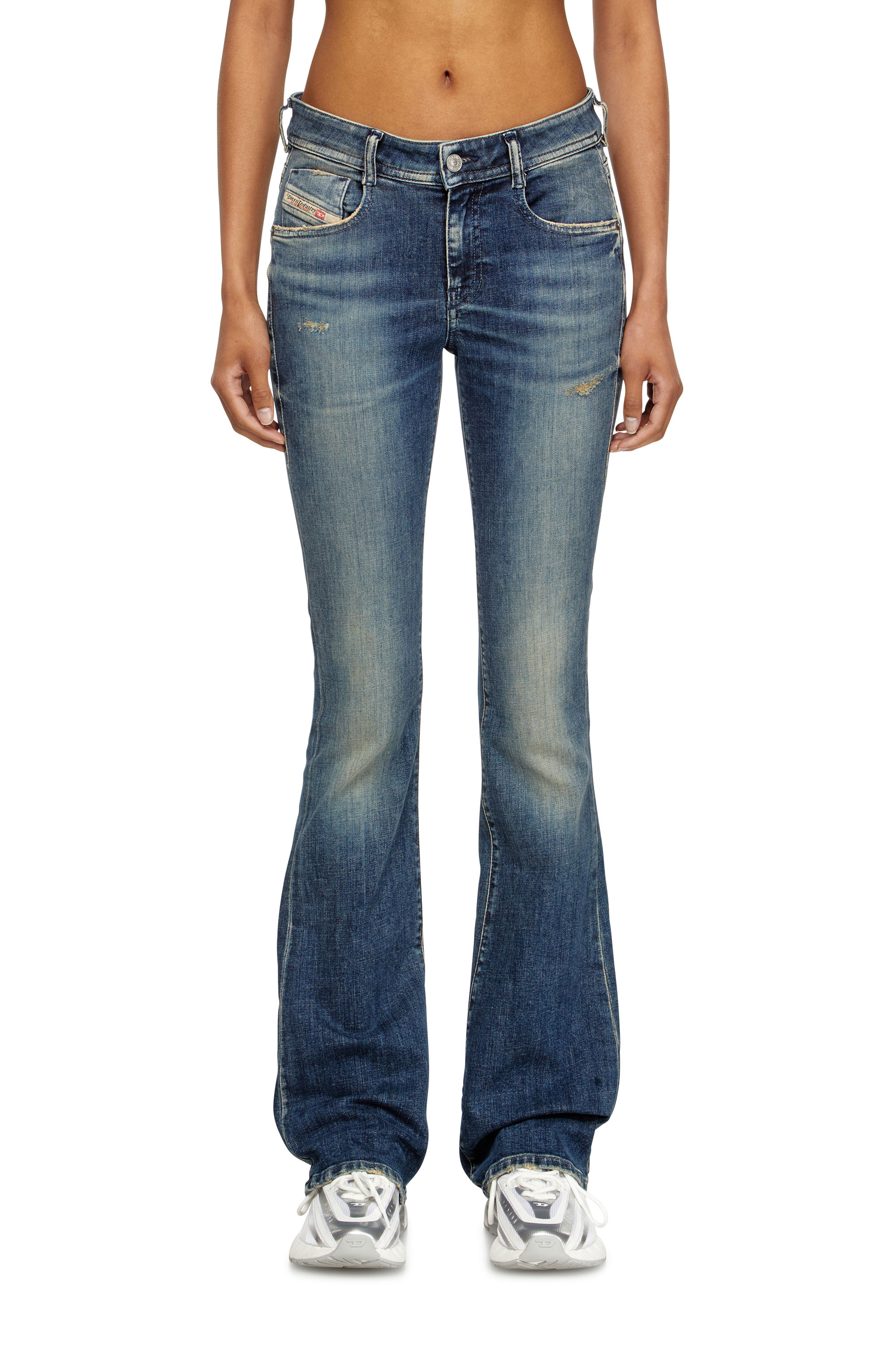 Diesel Blue Bootcut 1969 D-ebbey Jeans In Blue