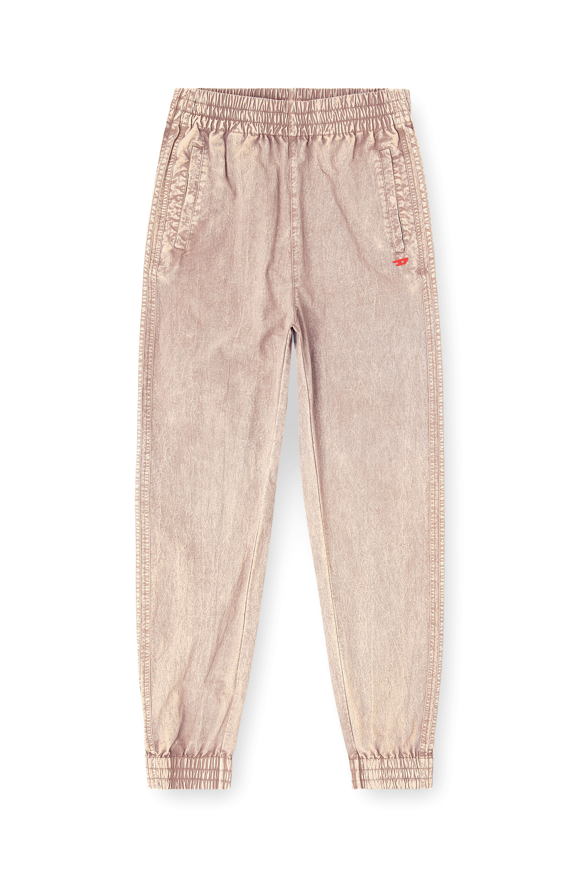 Diesel - P-ARIS, Woman's Track pants in treated Taslan in Beige - 2
