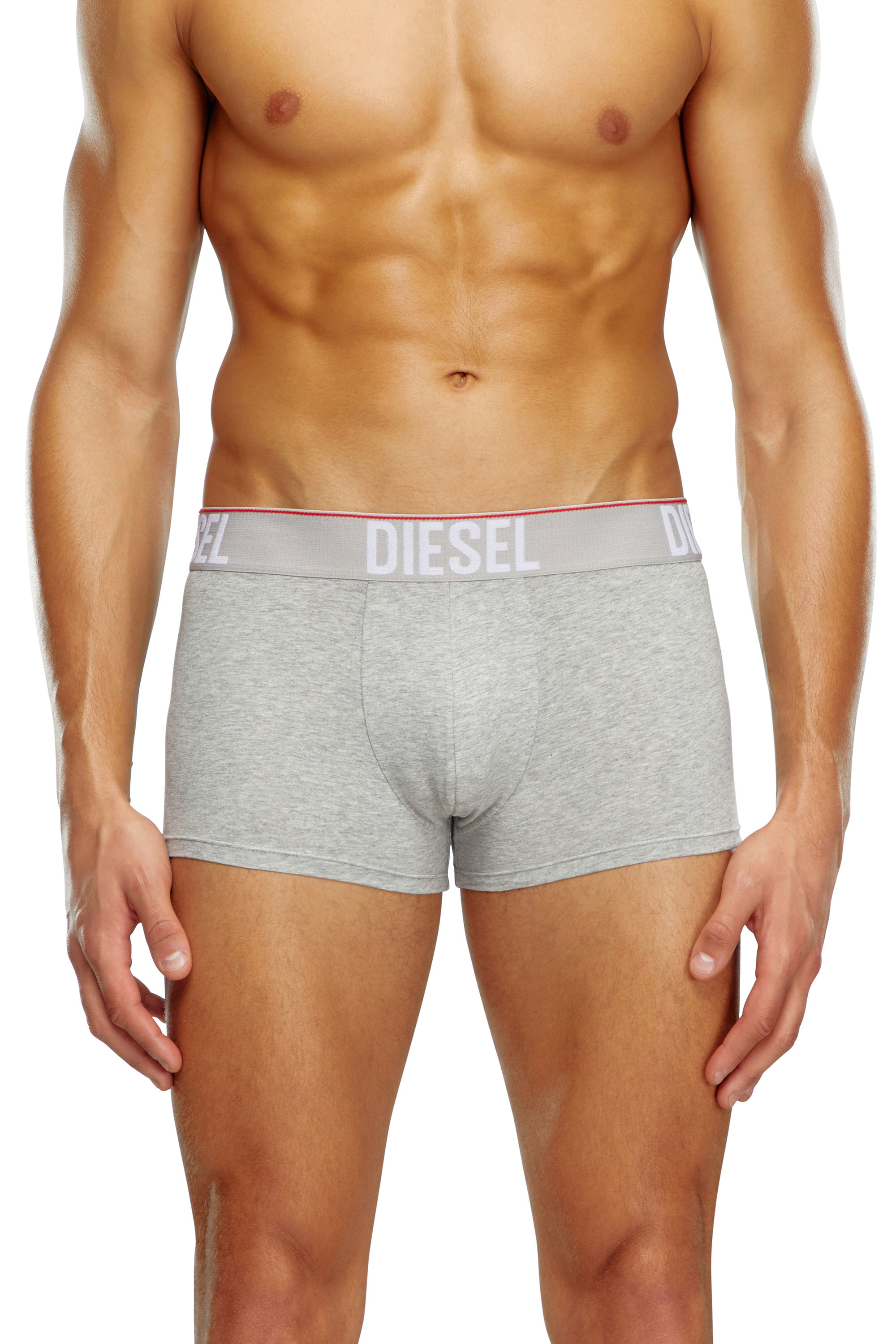 Diesel - Three-pack boxer briefs with tonal waist - Trunks - Man - Multicolor