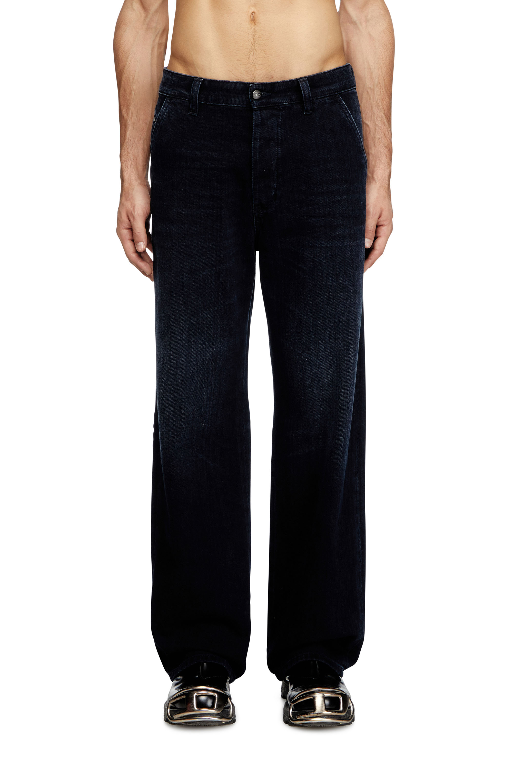 Diesel Straight Jeans In Blue